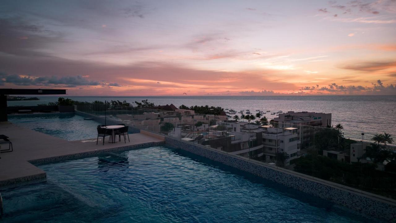 Magnificent View Of The Caribbean Sea/3Pool/Skybar By Yeah Apartment Playa del Carmen Bagian luar foto