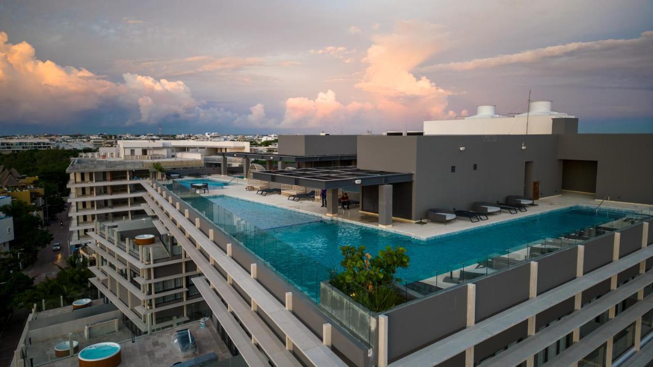 Magnificent View Of The Caribbean Sea/3Pool/Skybar By Yeah Apartment Playa del Carmen Bagian luar foto