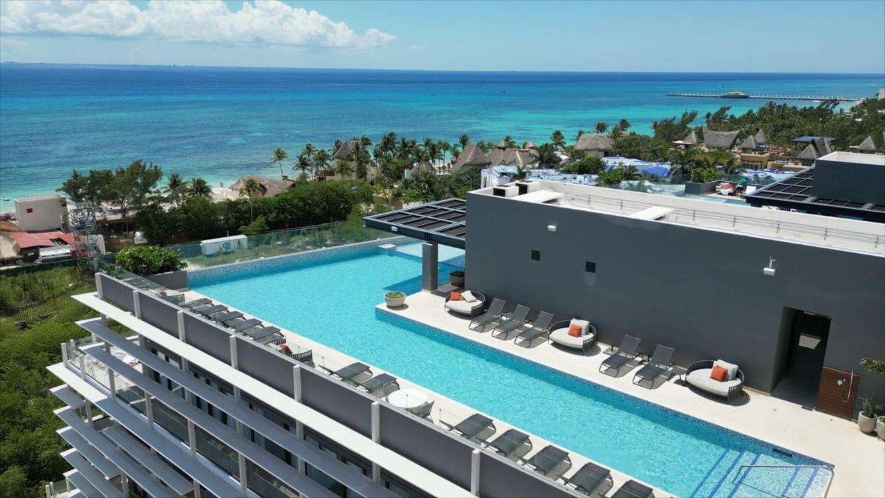 Magnificent View Of The Caribbean Sea/3Pool/Skybar By Yeah Apartment Playa del Carmen Bagian luar foto